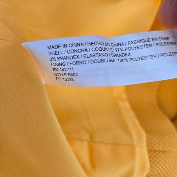 Eloquii Textured Tie Waist Blazer Jacket Size 18 - Picture 7 of 7